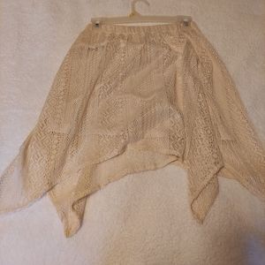 Beige Frilly Skirt